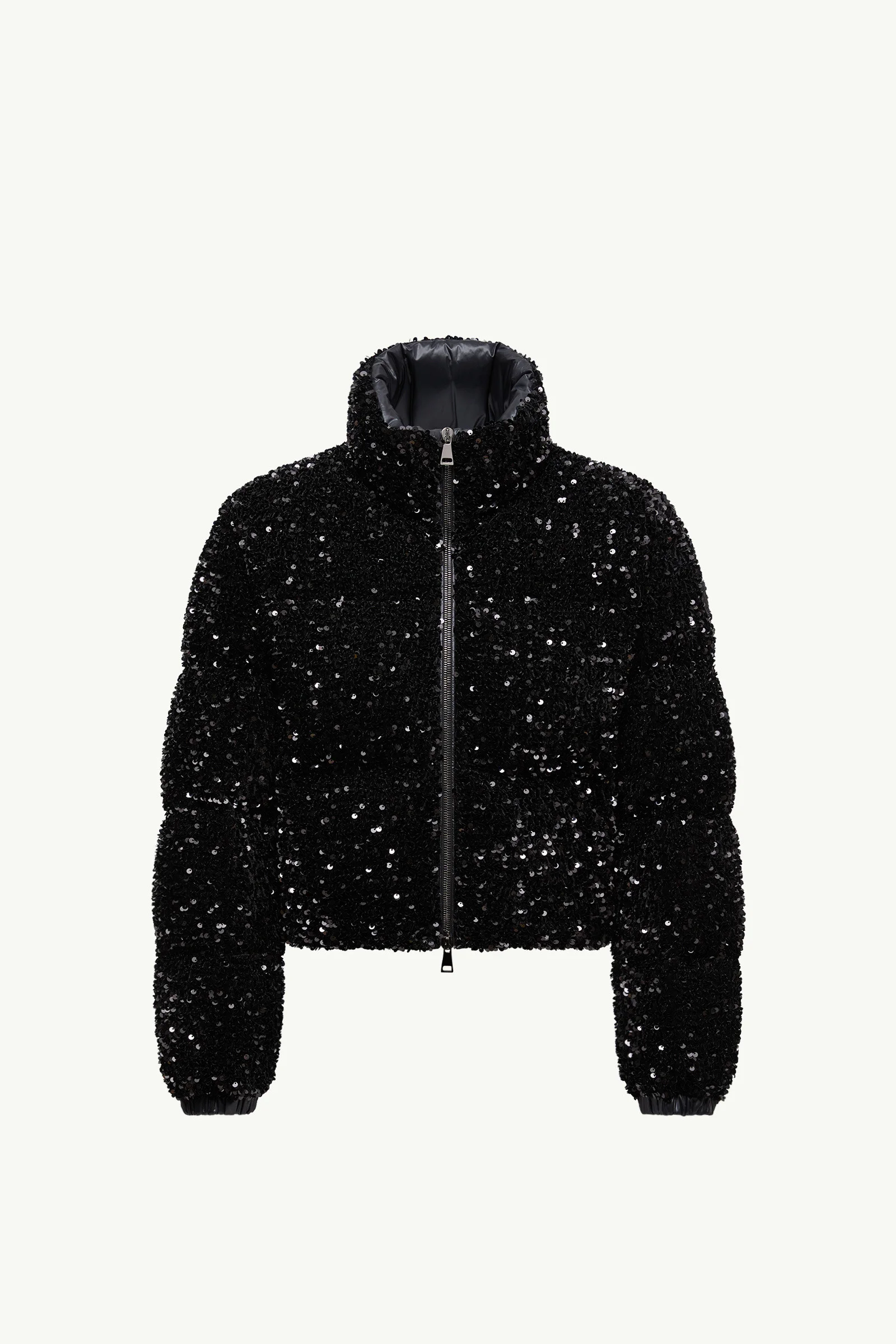 Louvi Sequin-Embroidered Short Down Jacket - 1
