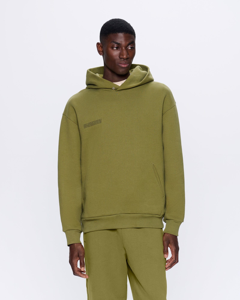 PANGAIA Mens DNA Hoodie - Highland Green outlook