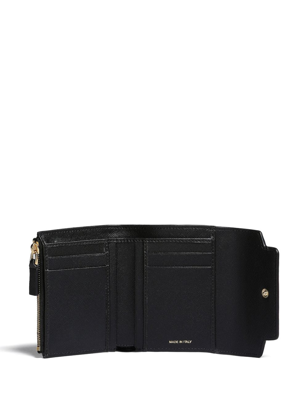 Saffiano leather flat wallet - 3