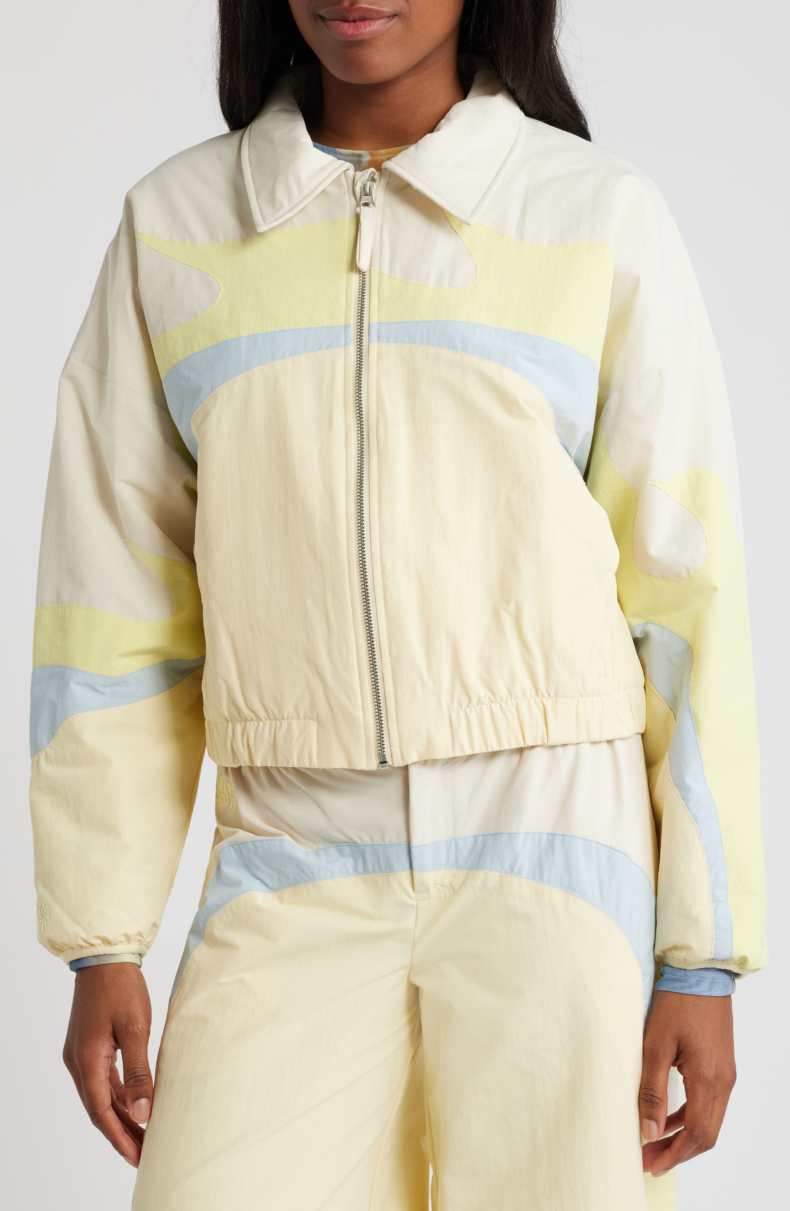 PUMA x Collina Strada Cellerator Water Repellent Jacket in Creamy Vanilla at Nordstrom - 4