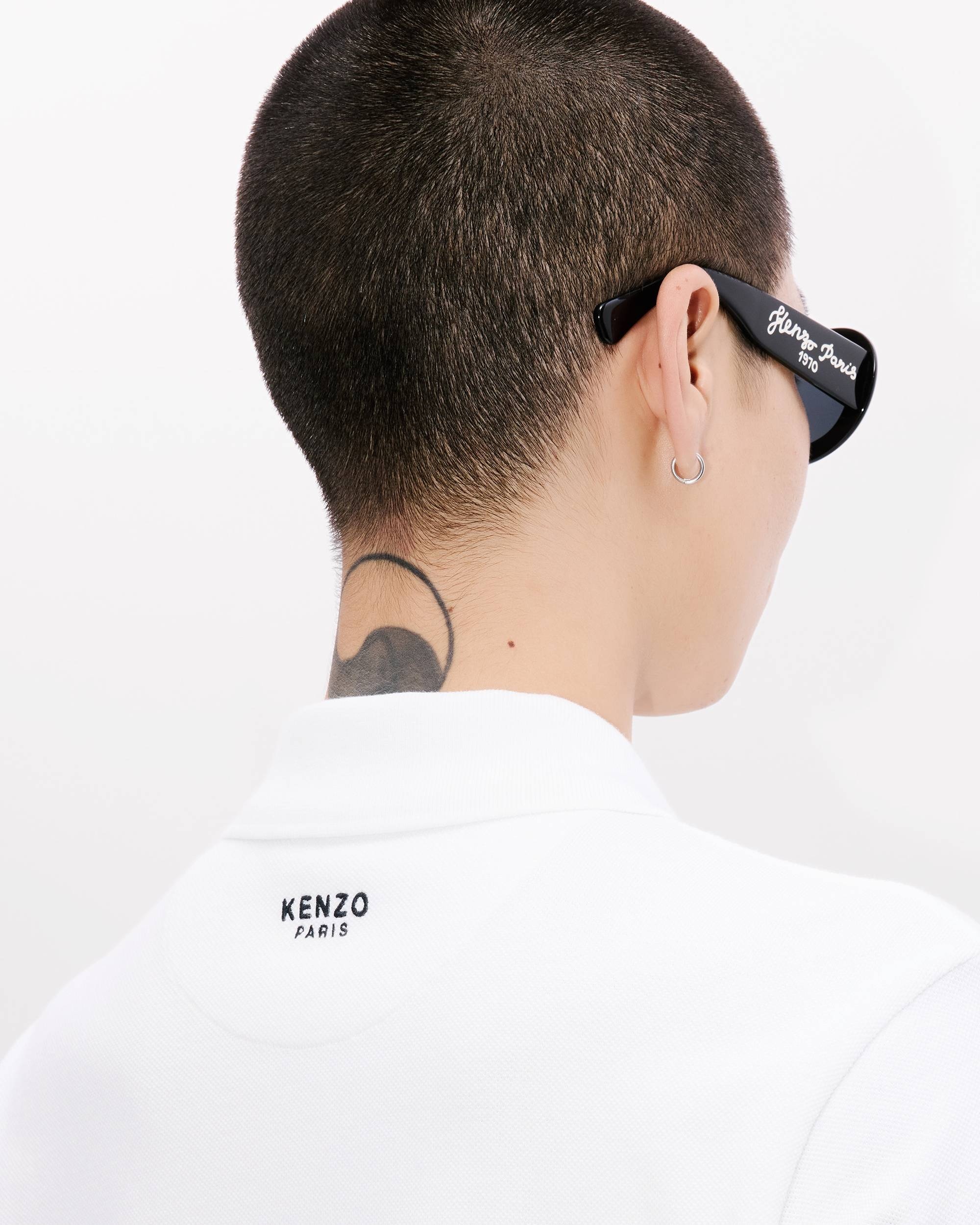 'KENZO Pop' embroidered slim polo in cotton - 6