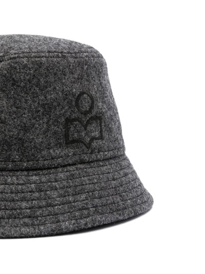 Isabel Marant logo-embroidered bucket hat outlook