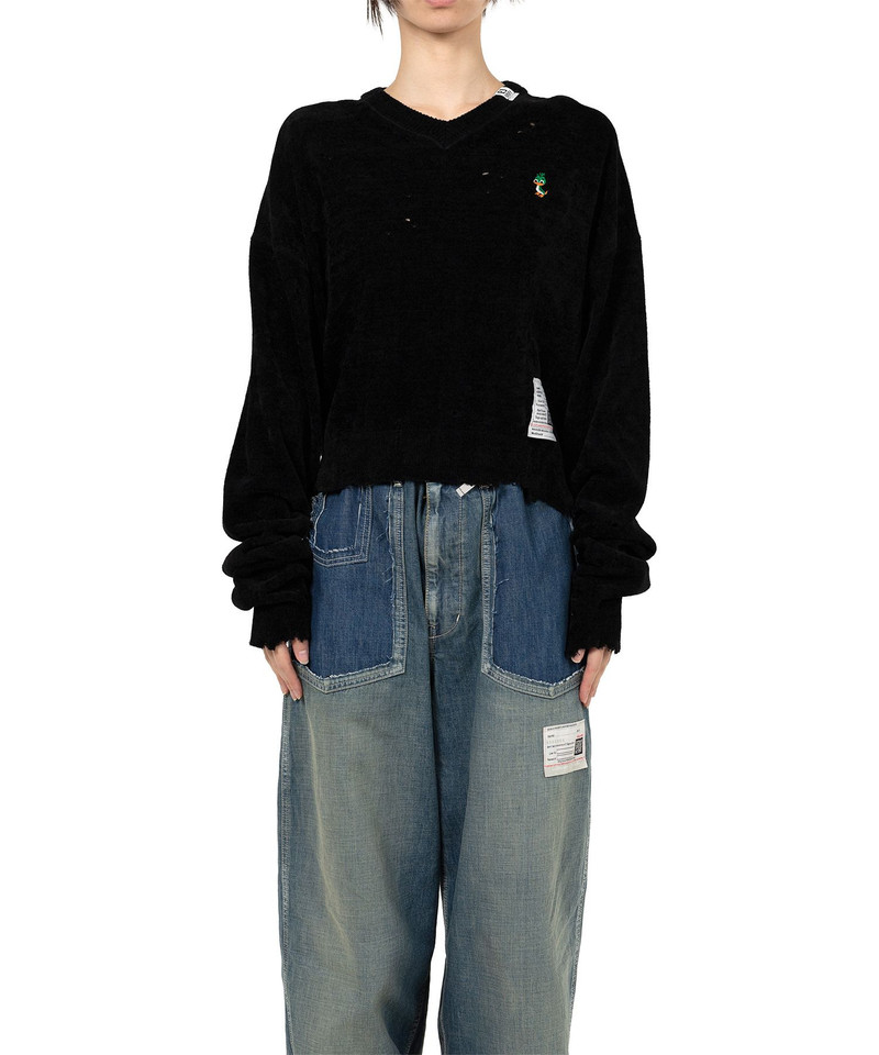 Distressed Knit Sweater 4