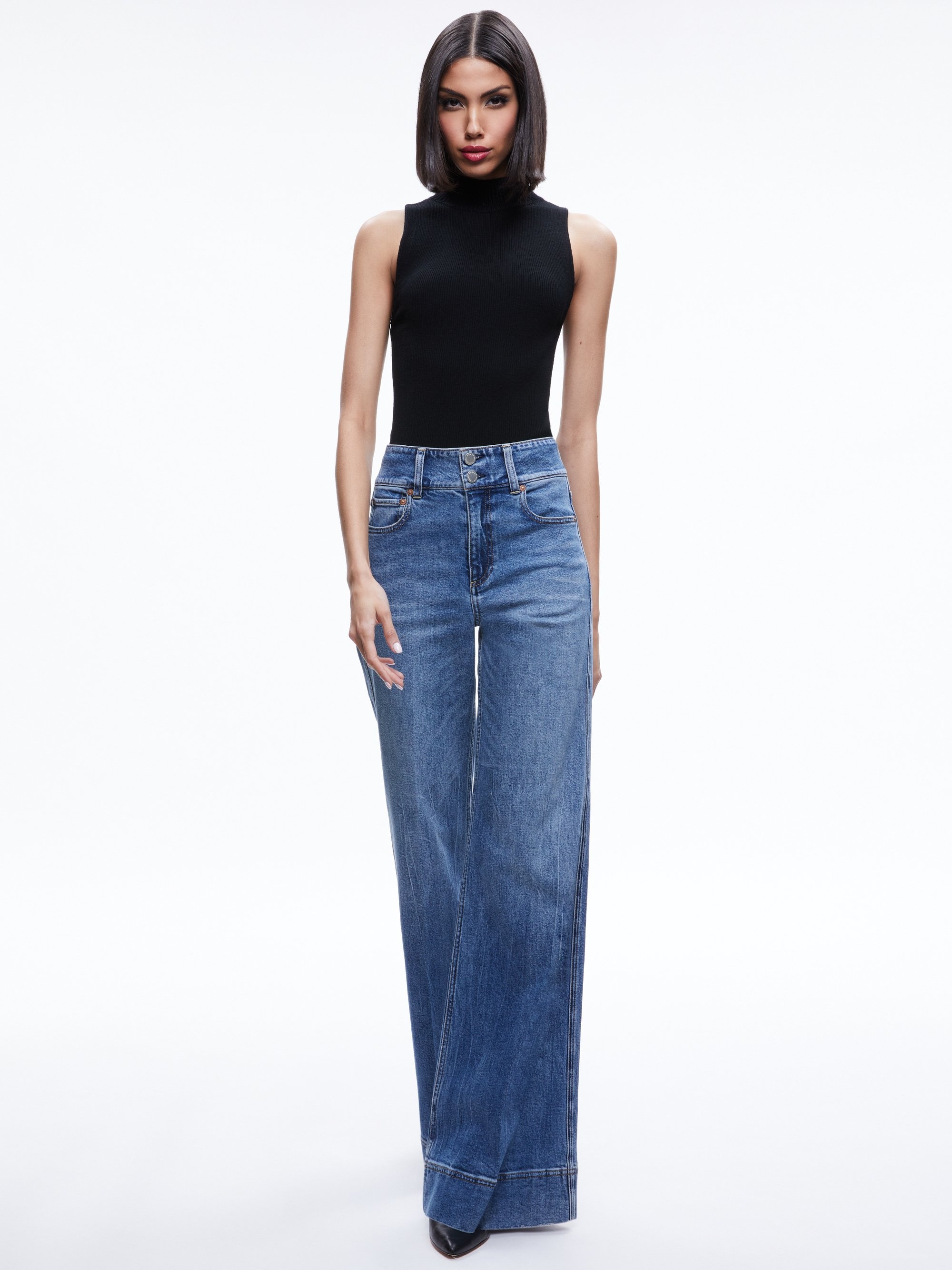 DARCEY TURTLENECK SWEATER TANK - 6