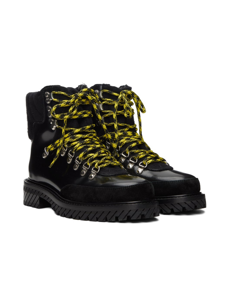 Black Gstaad Lace-Up Boots 4