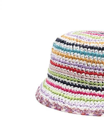 Missoni striped interwoven-design bucket hat outlook
