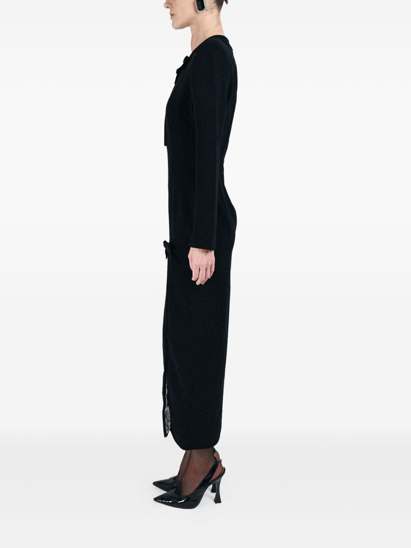 bow-detail long dress 5