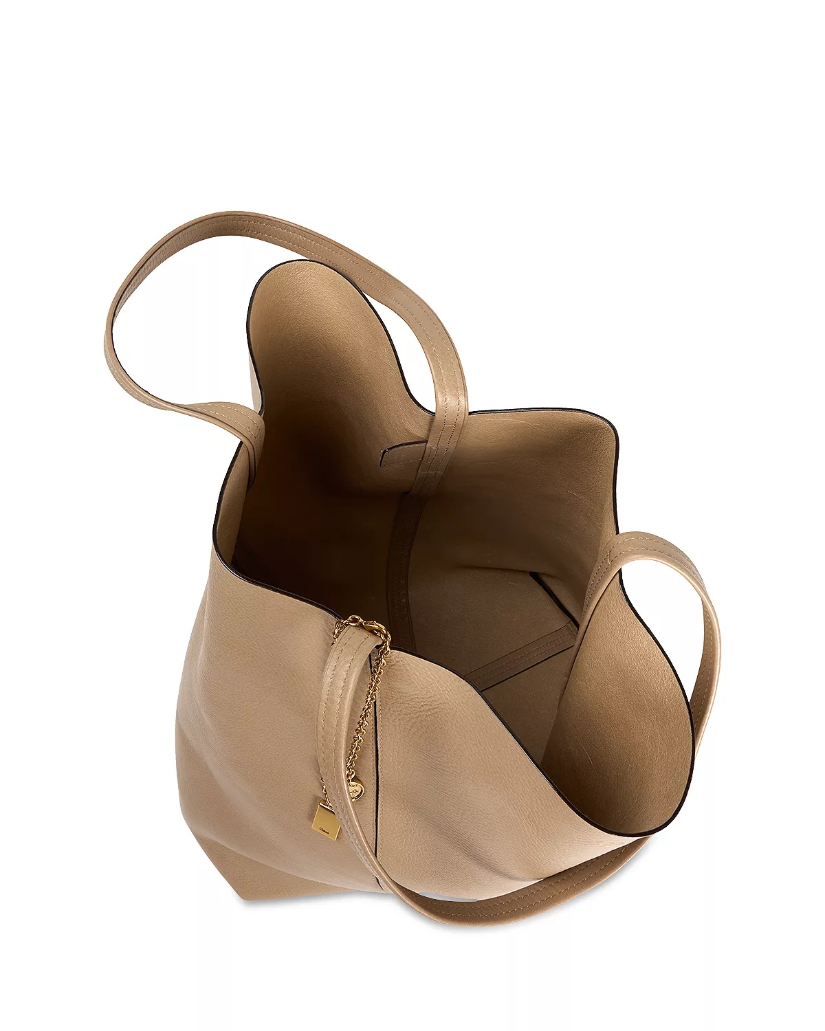 Leather Spin Large Tote - 4