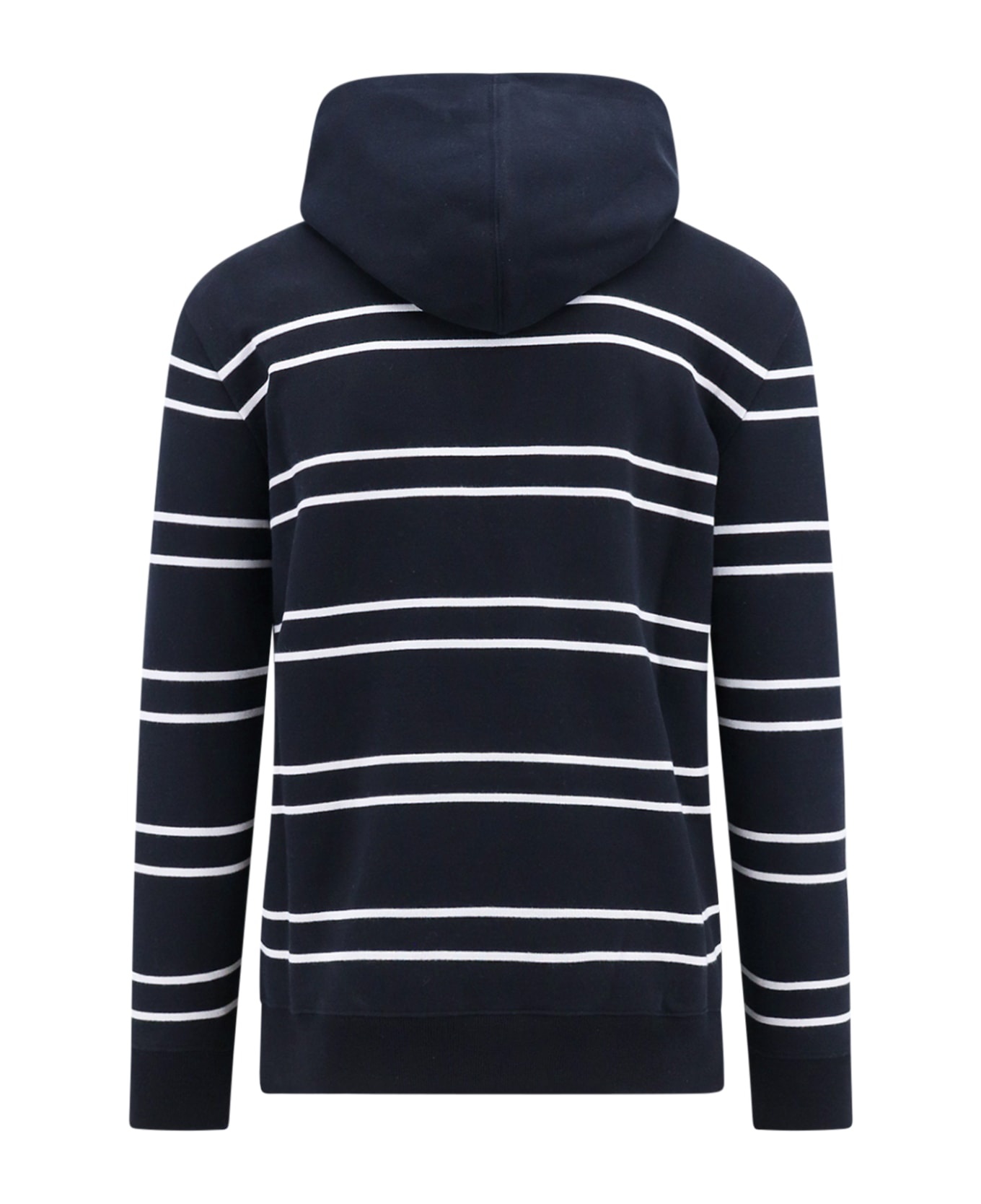 Striped Cotton Hoodie - 2