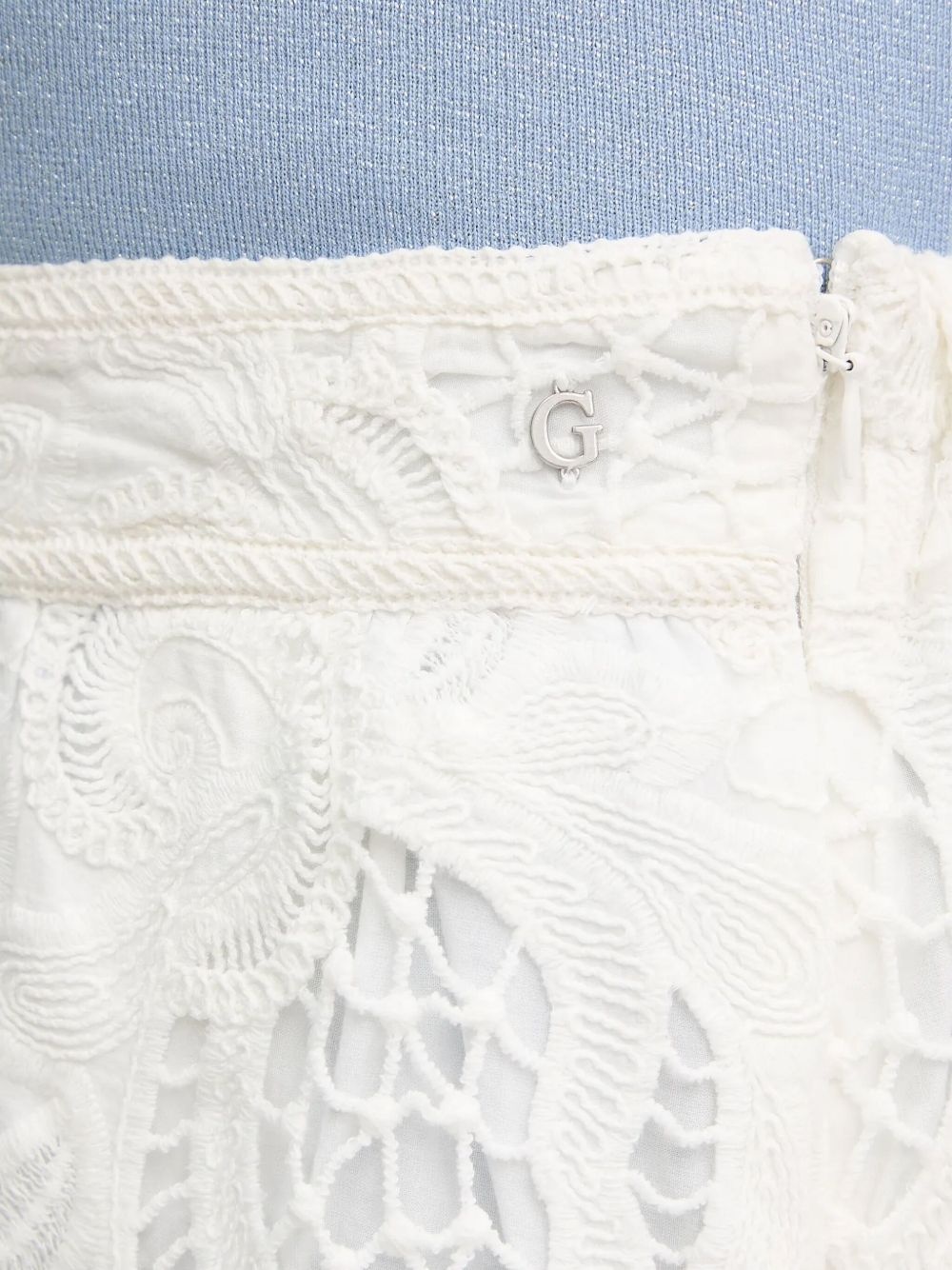 embroidered mini skirt - 5