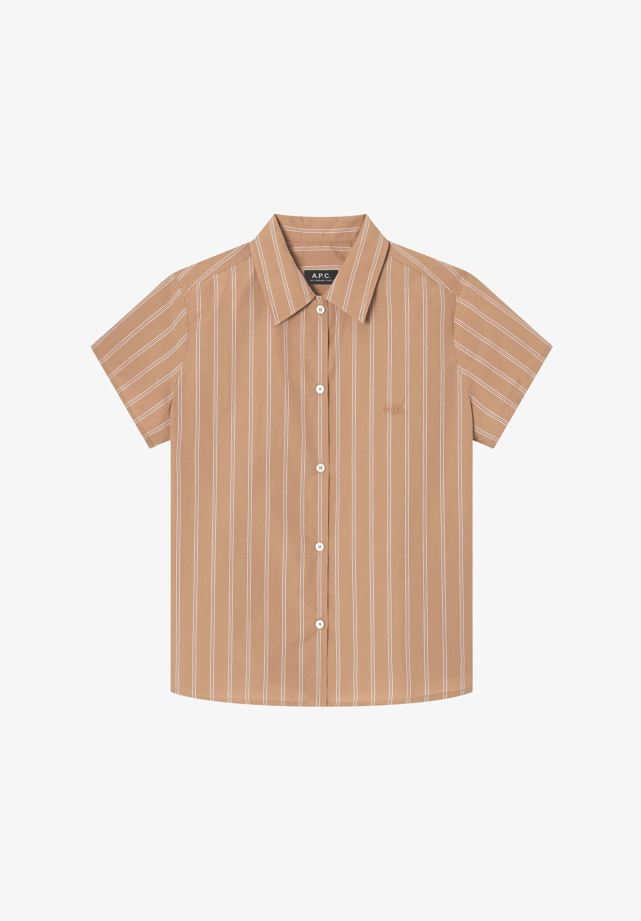 STRIPED SHORT-SLEEVED SHIRT - 1