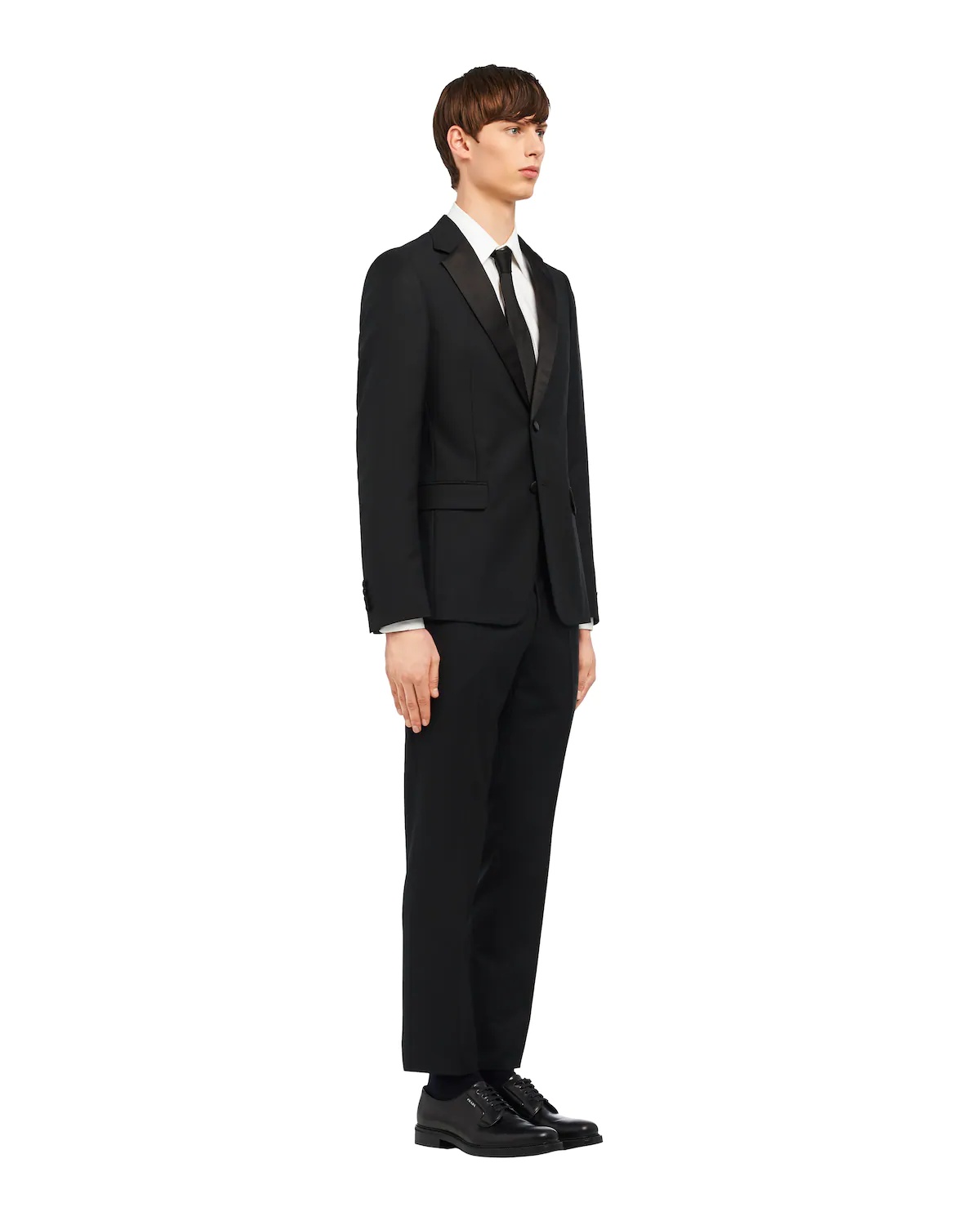 Singled-breasted two-button wool mohair tuxedo - 3