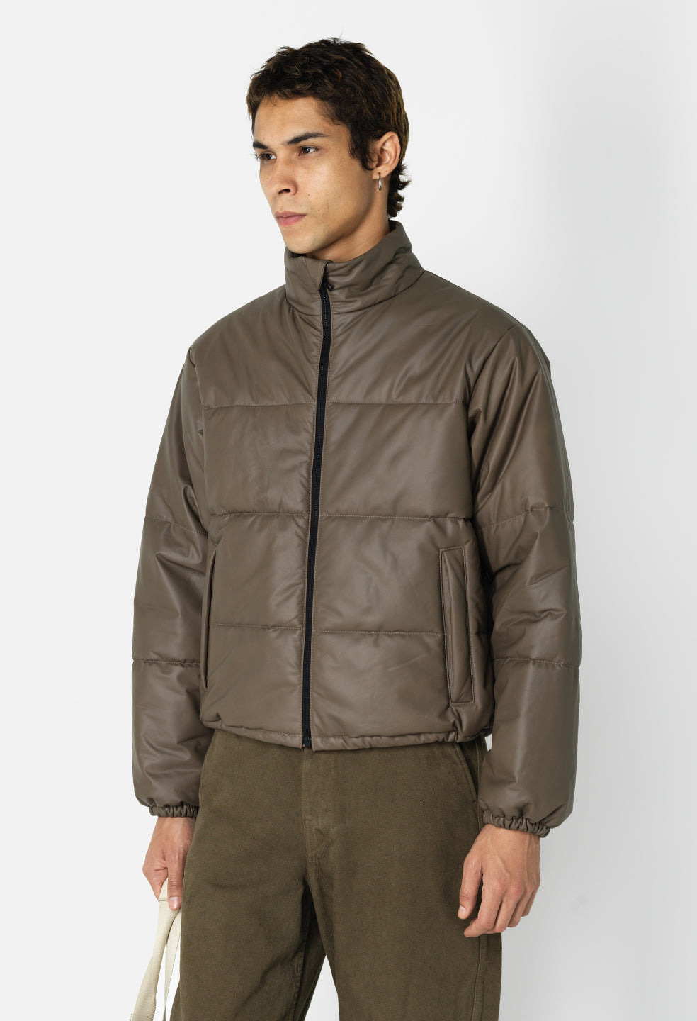 LEATHER PICO PUFFER - 3