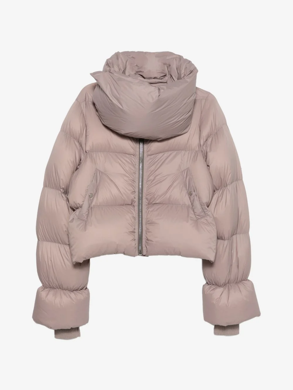 Tower funnel neck jacket in nylon - 1