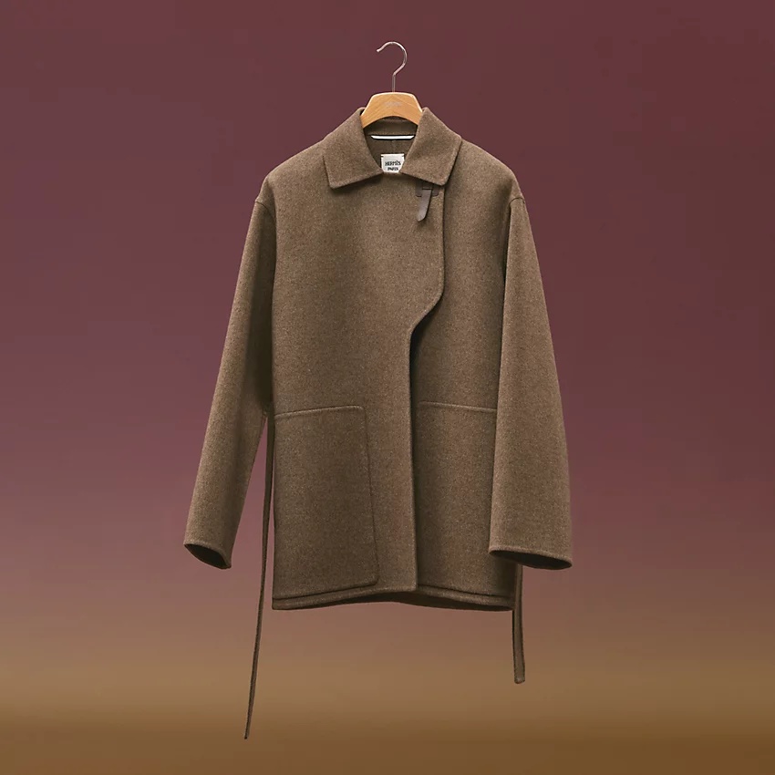 Short wrap coat - 4