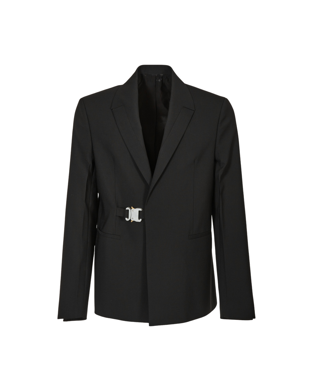 BLACK BUCKLE BLAZER - 1