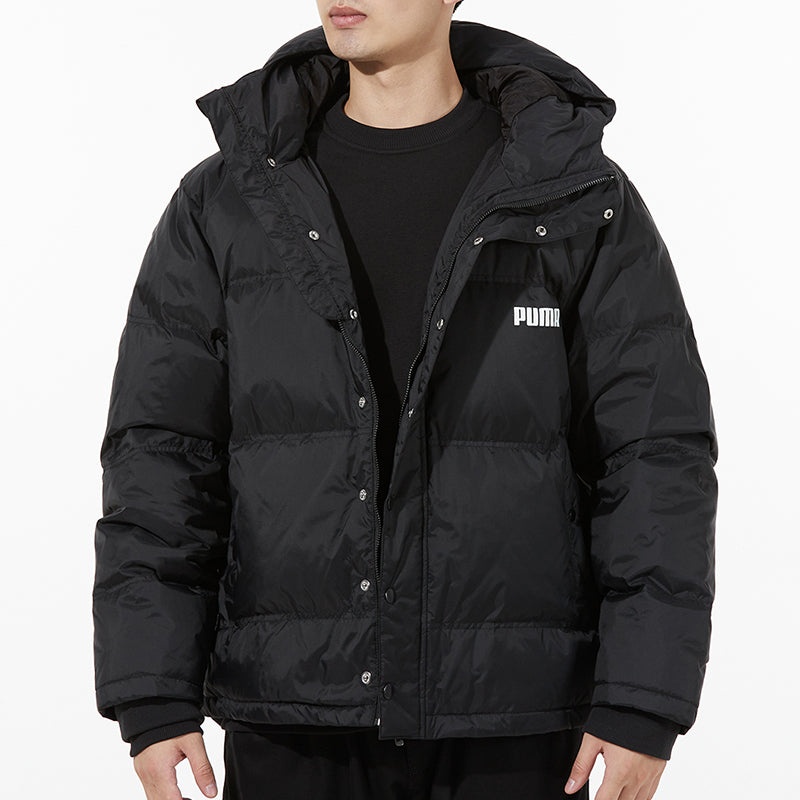 PUMA Logo Puffer Jacket 'Black' 534934-01 - 3