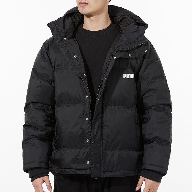 Puma Logo Puffer Jacket 'Black' 534934-01 - 3