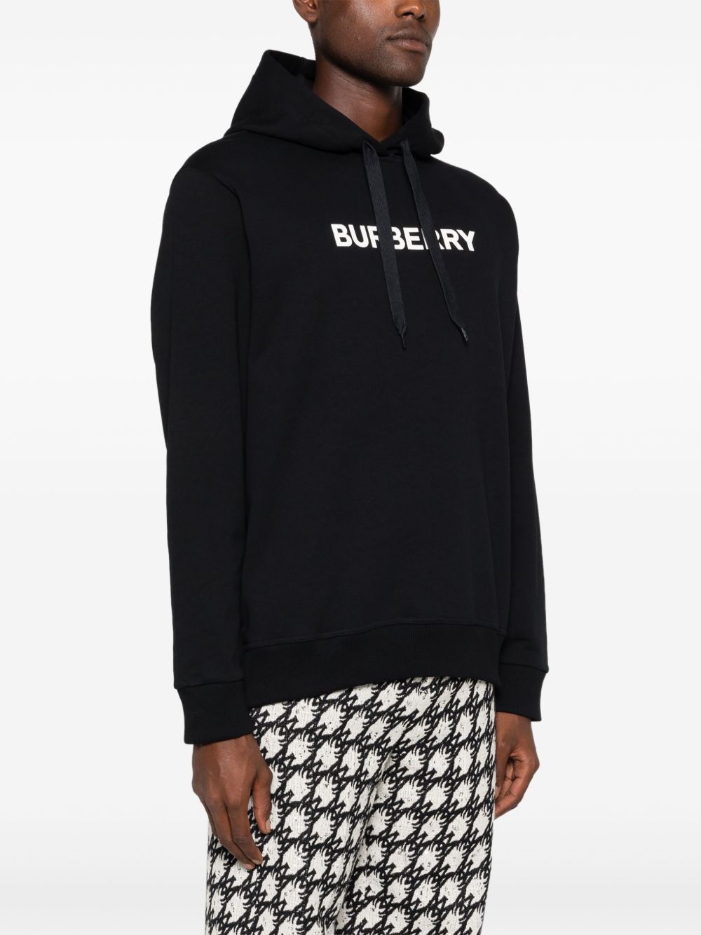 logo-print hoodie - 3