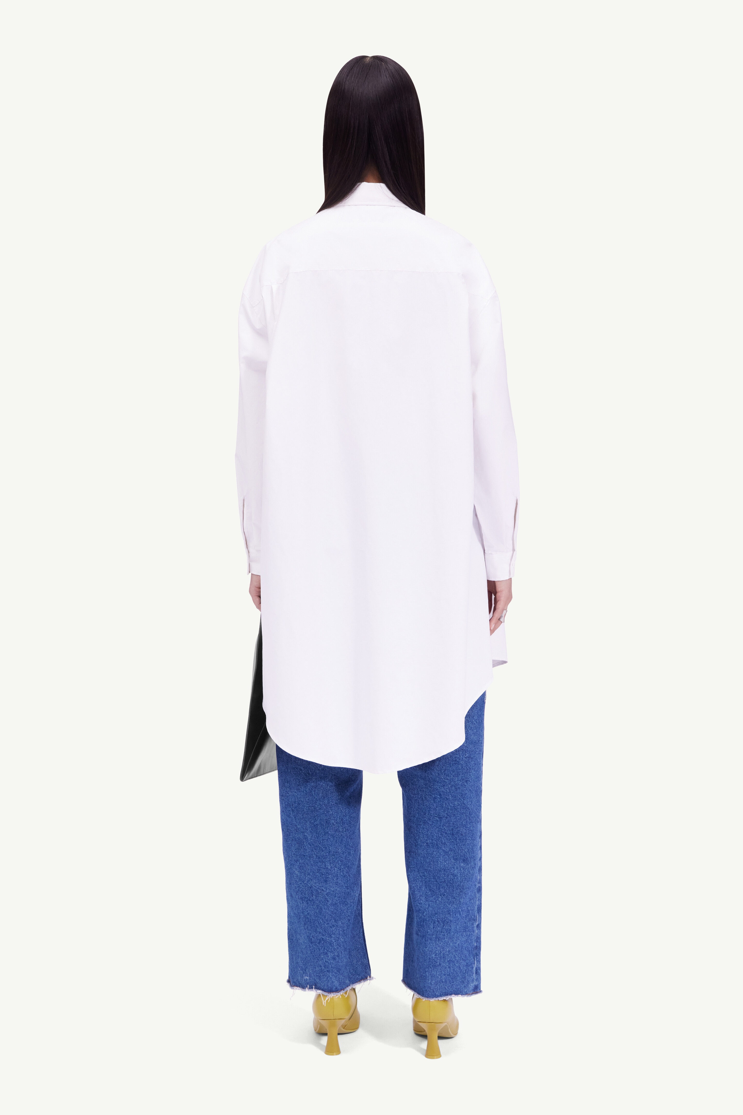 Coated cotton shirt dress - 4