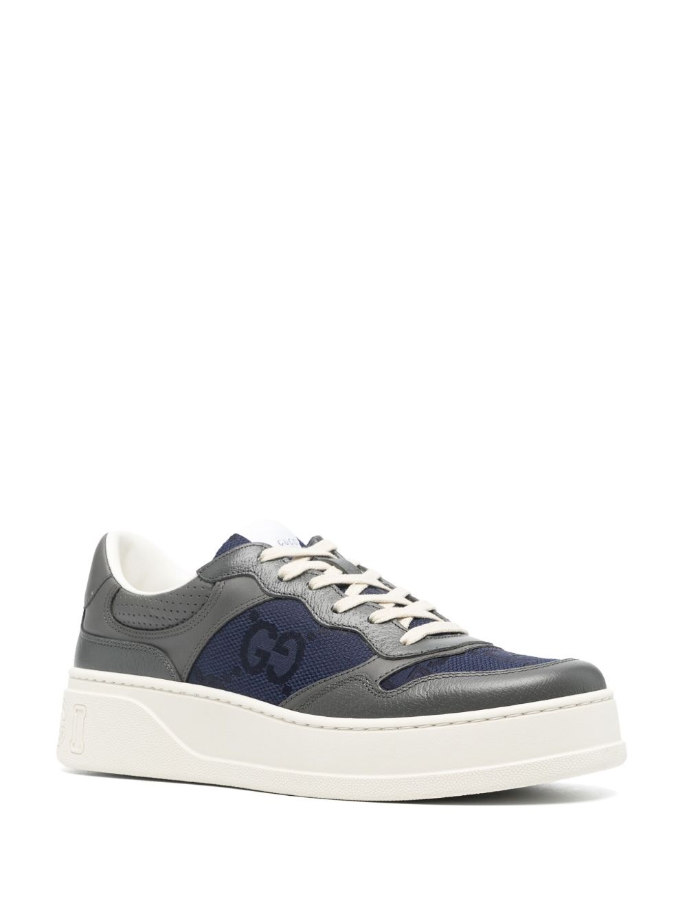 Interlocking G leather sneakers - 2