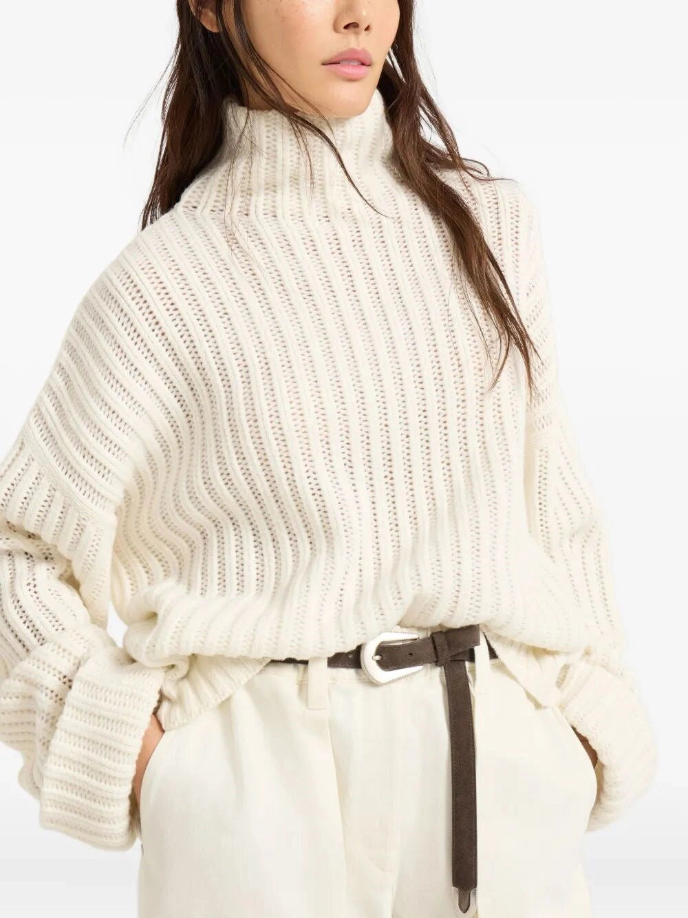 Brunello Cucinelli Women Cashmere Turtleneck - 5