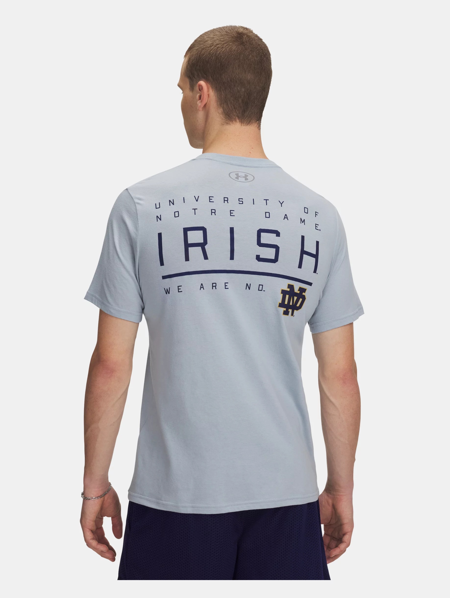 Men's UA Performance Cotton Collegiate Short Sleeve - 4