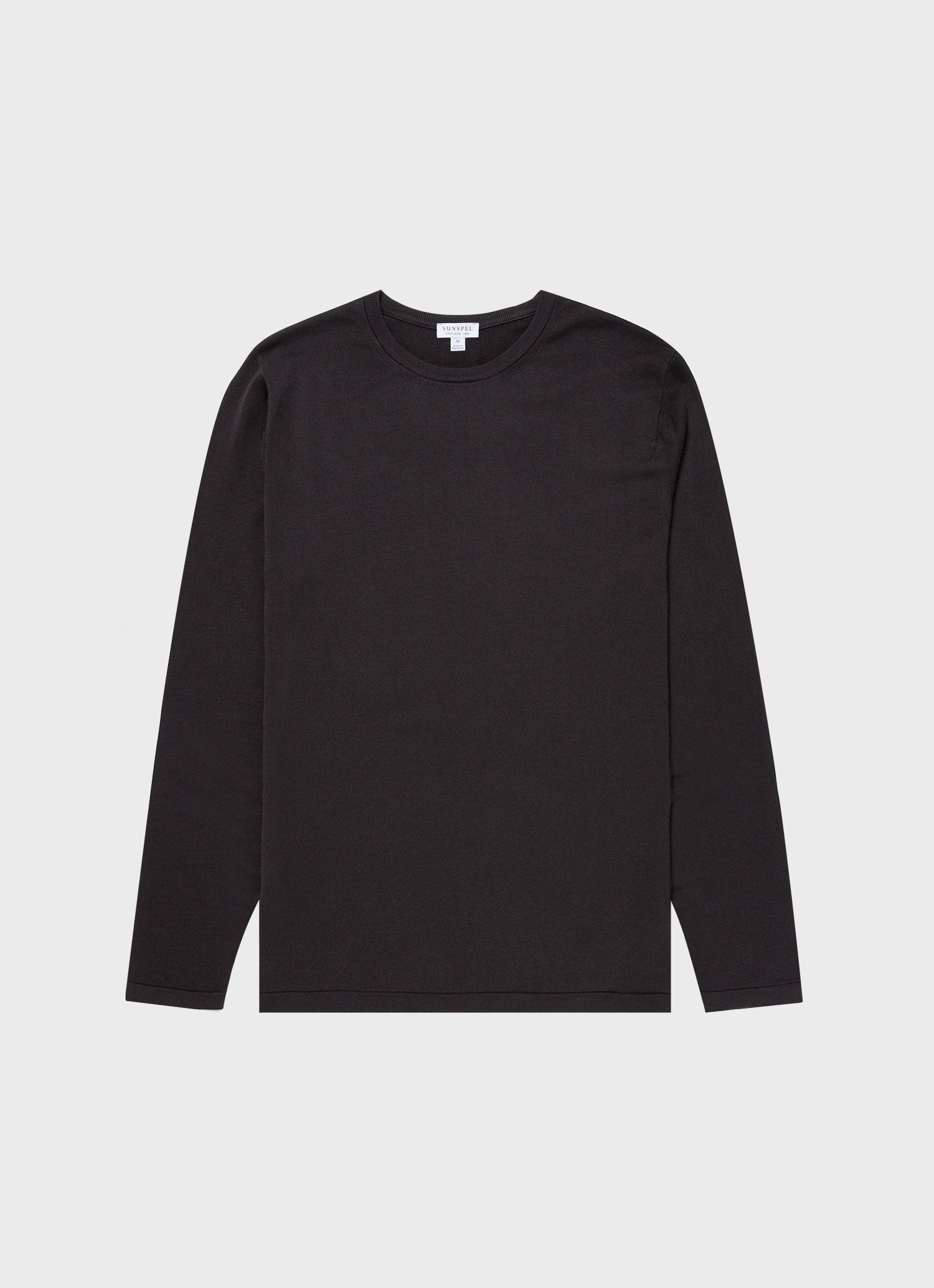 Sea Island Cotton Crew Neck Jumper - 1