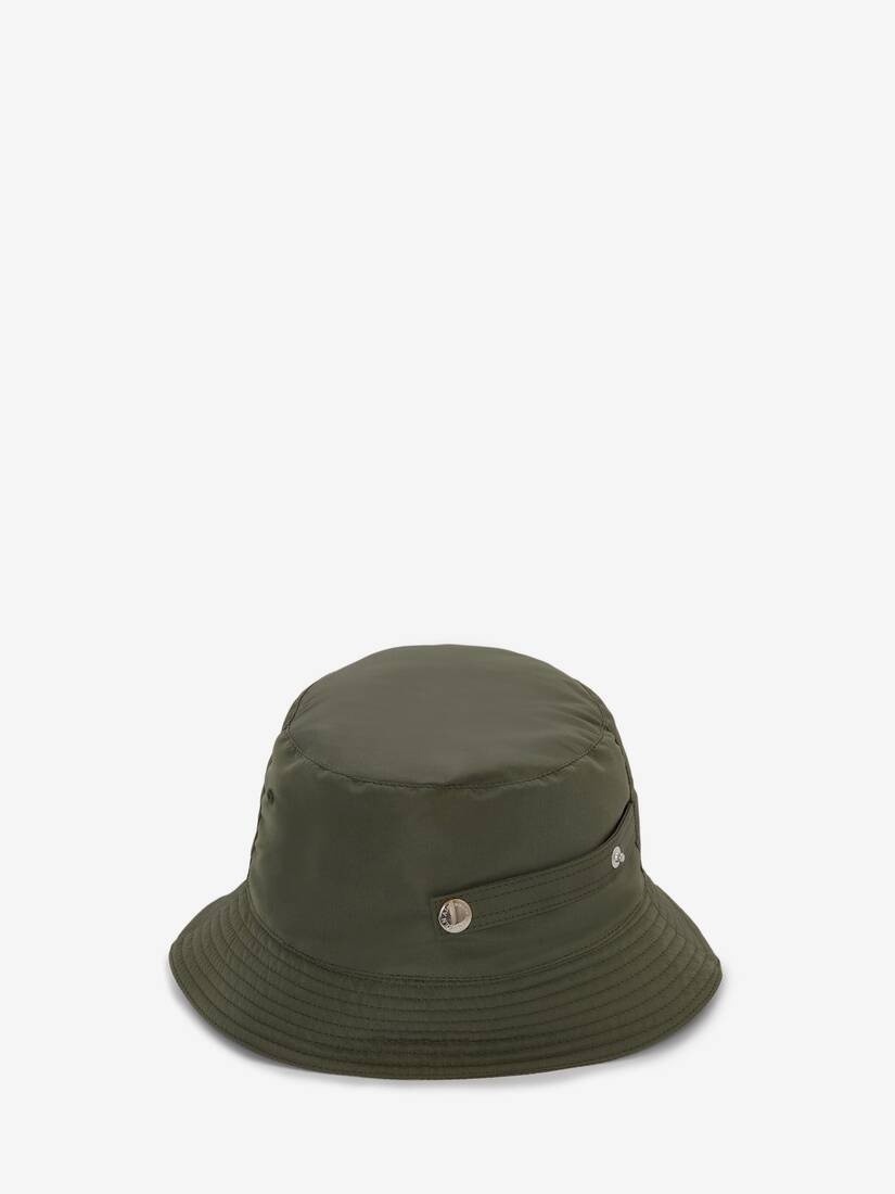 Mcqueen Graffiti Bucket Hat in Khaki - 2