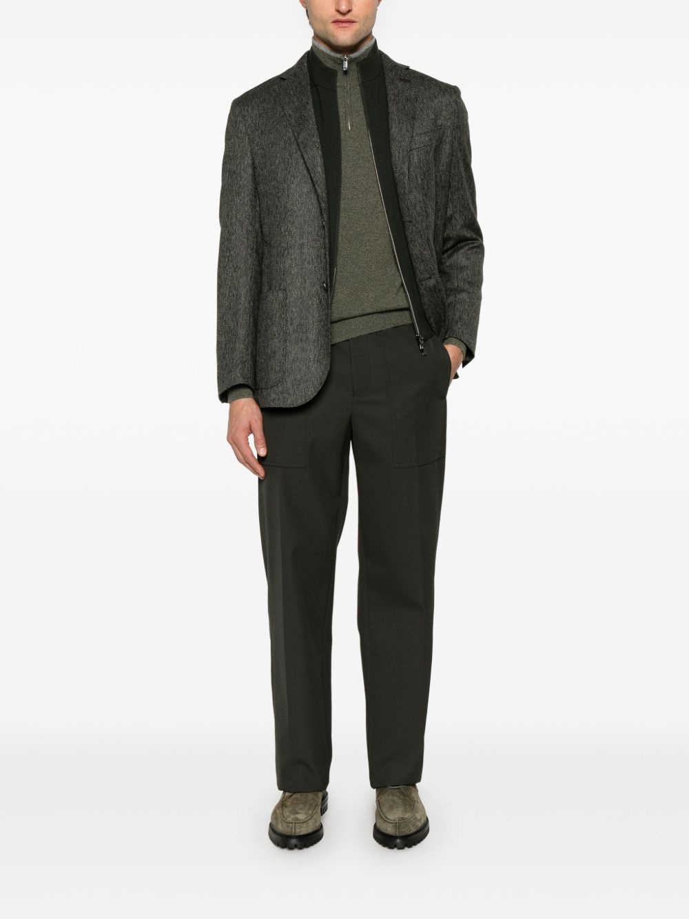layered blazer - 2