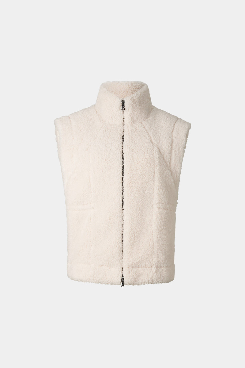 Kylie Teddy Vest in Off-White 1