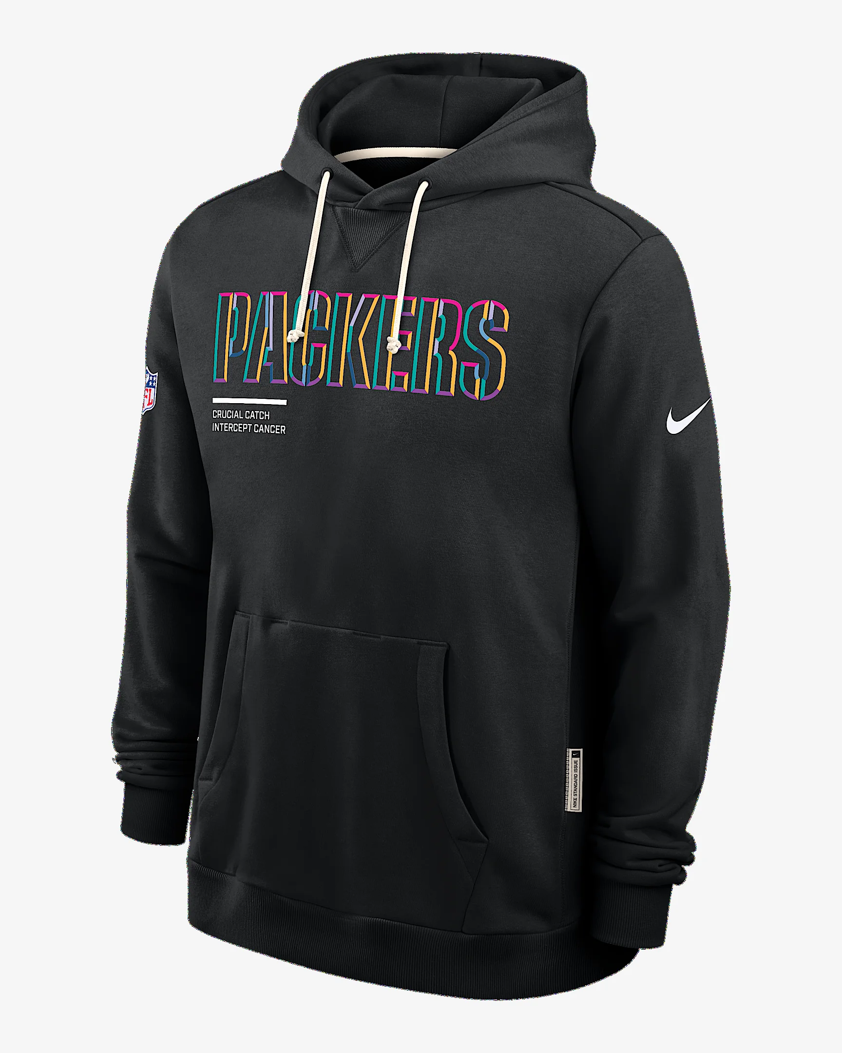 Green Bay Packers Crucial Catch Sideline Men's Nike Dri-FIT NFL Pullover Hoodie - 1