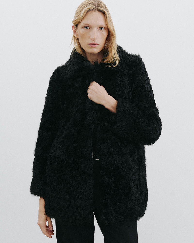 NILI LOTAN JOSIE SHEARLING COAT outlook