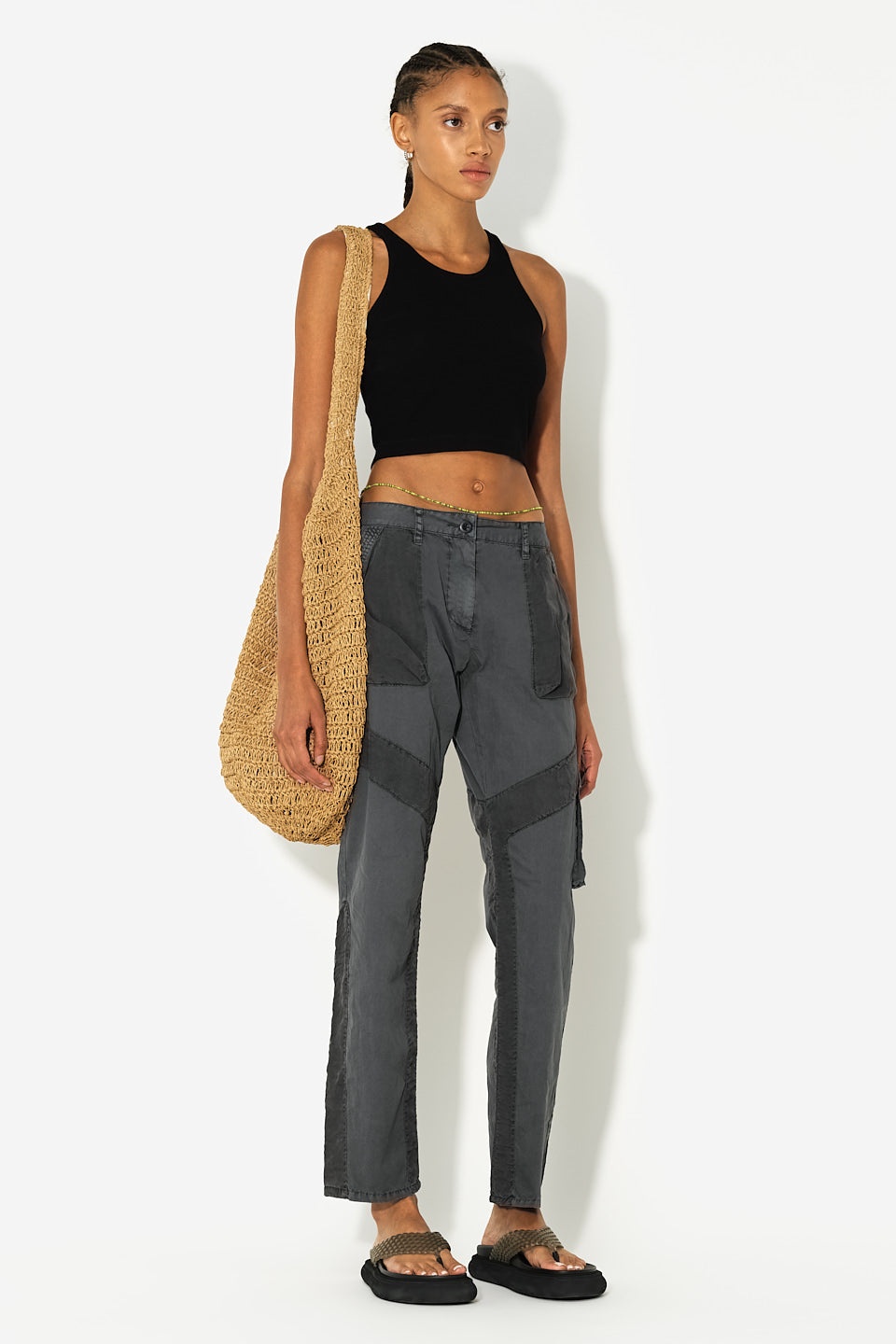 PANELED UTILITY PANT - 4