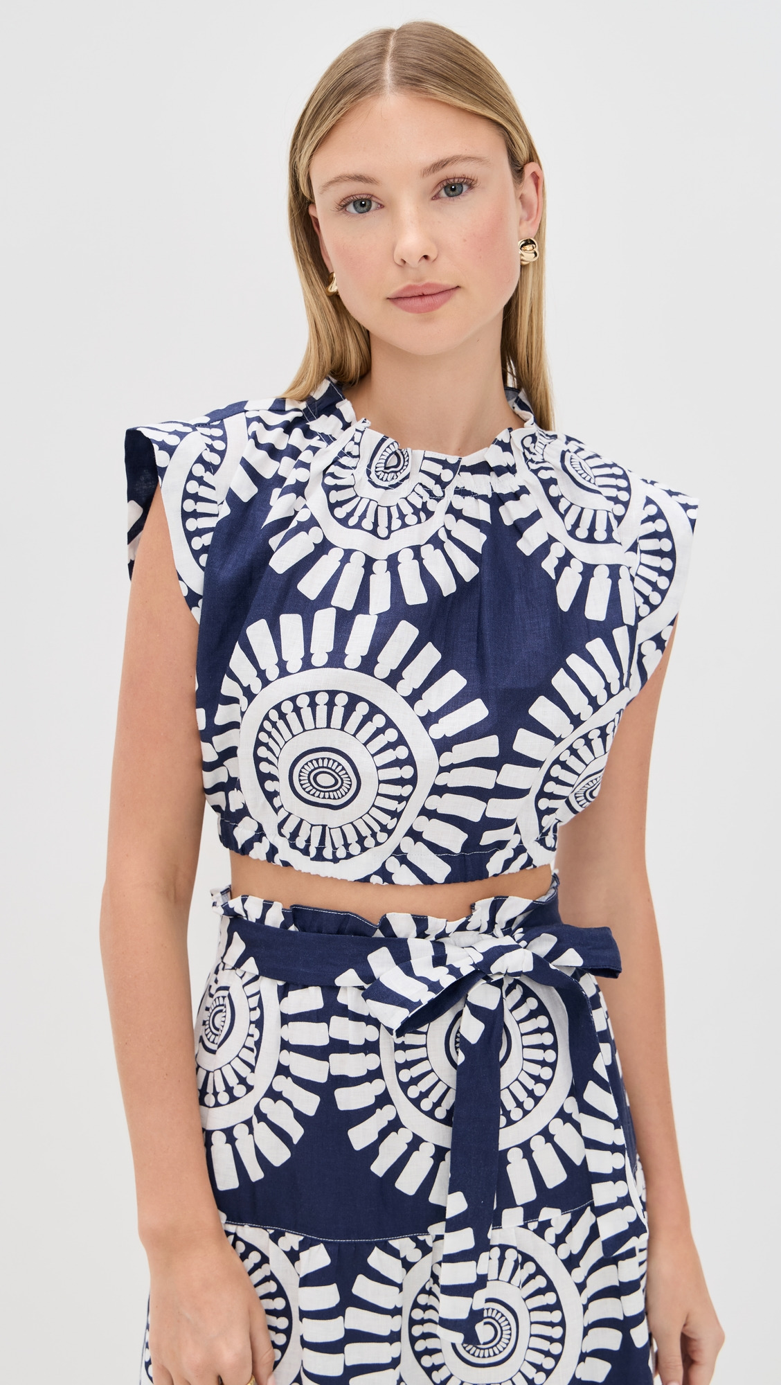 Muna Ruched Crop Top - 6