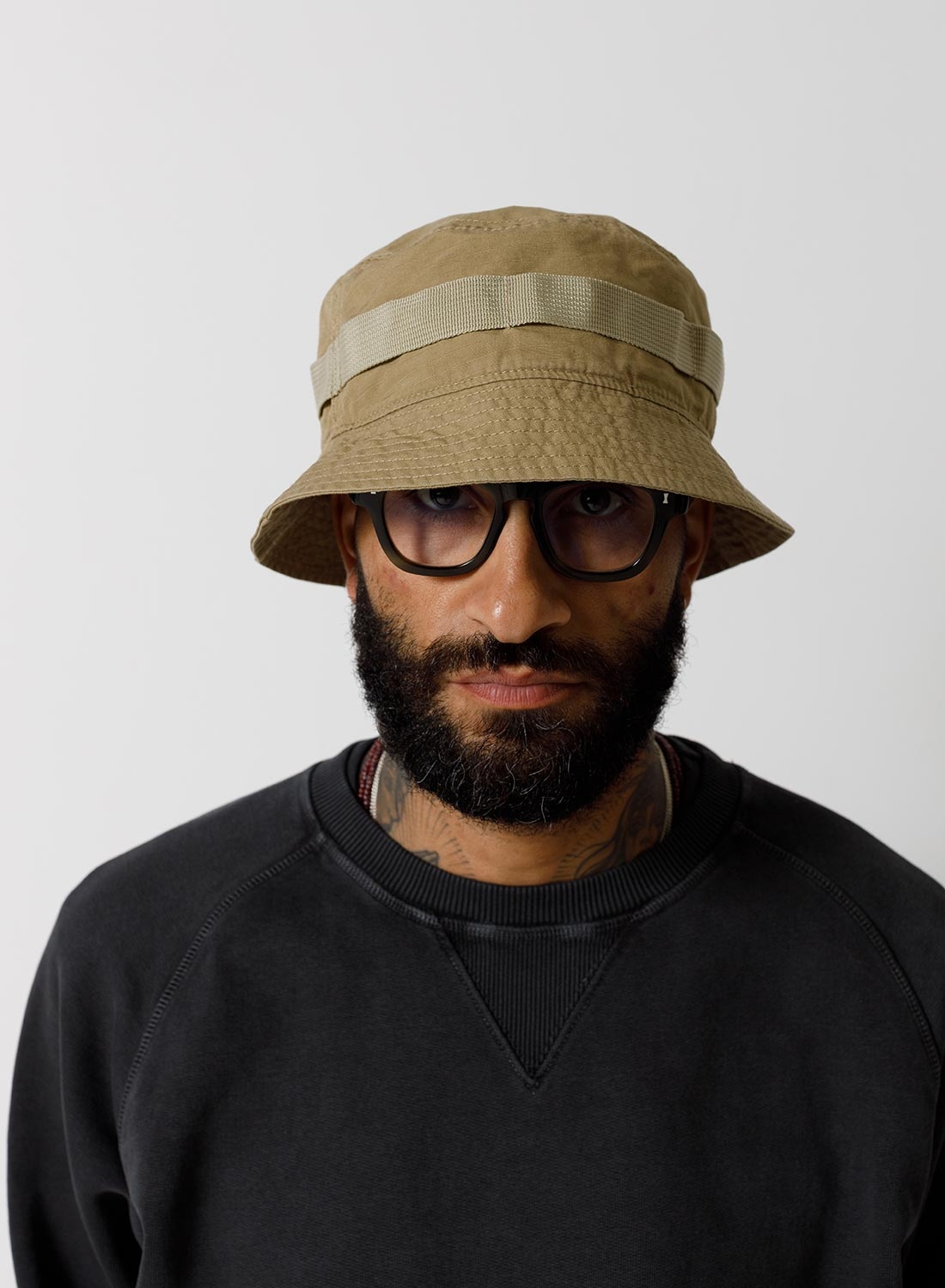 Nam Bucket Hat (Cotton Ripstop) in Tan - 2