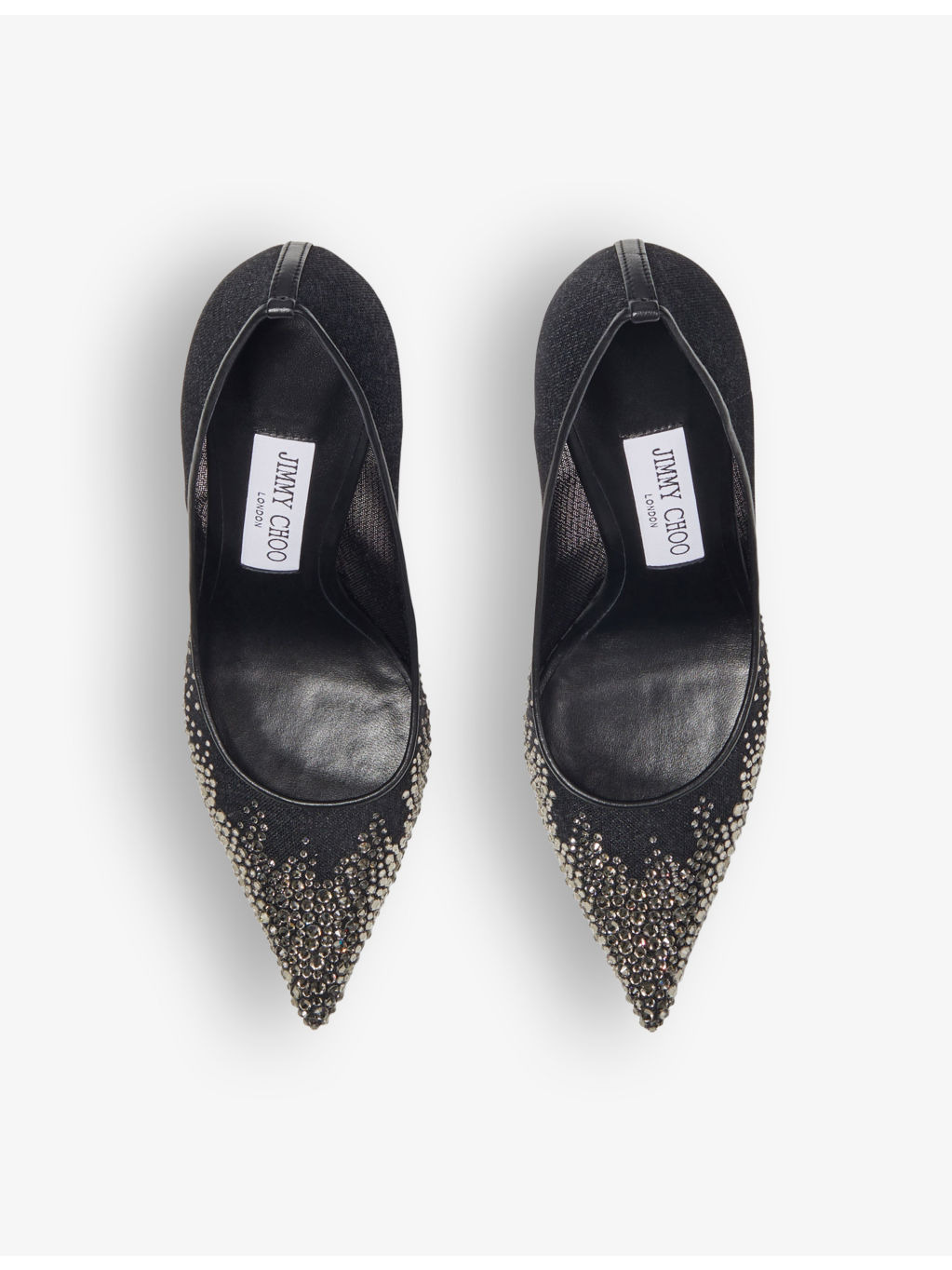Love 85 crystal-embellished mesh pumps - 3