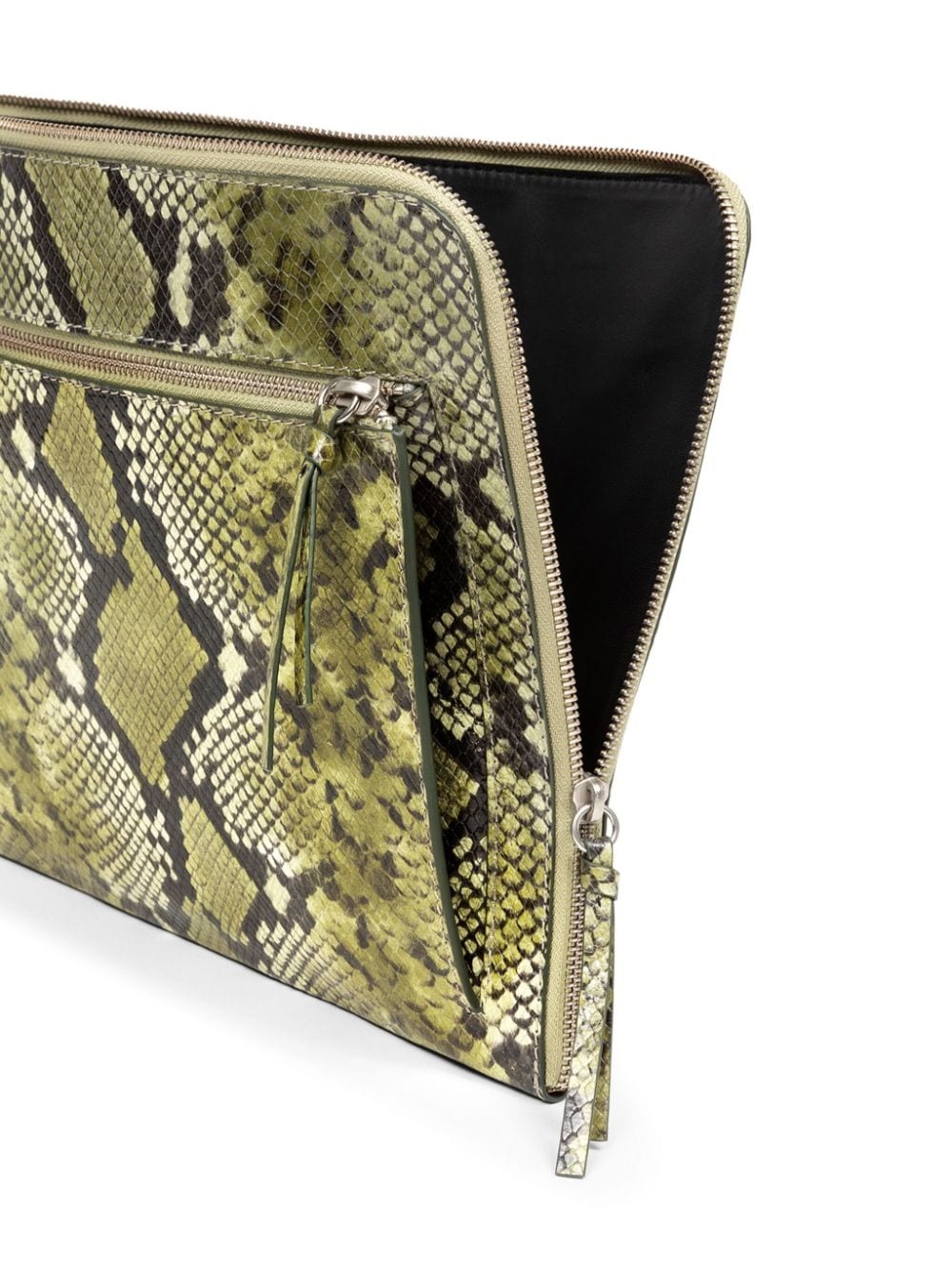 animal-print leather laptop case - 4