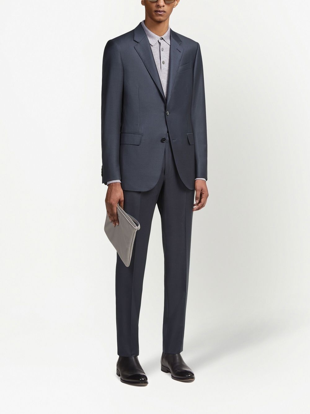 Trofeo single-breasted wool suit - 2