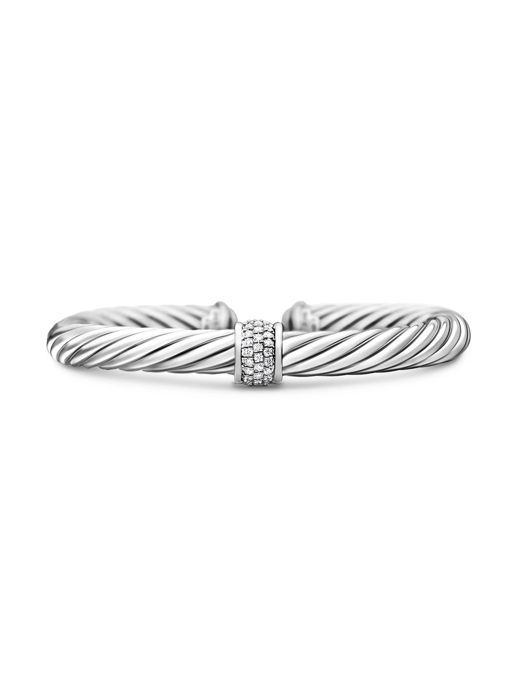 Women's Classic Cable Station Bracelet in Sterling Silver - Sterling Silver - 1