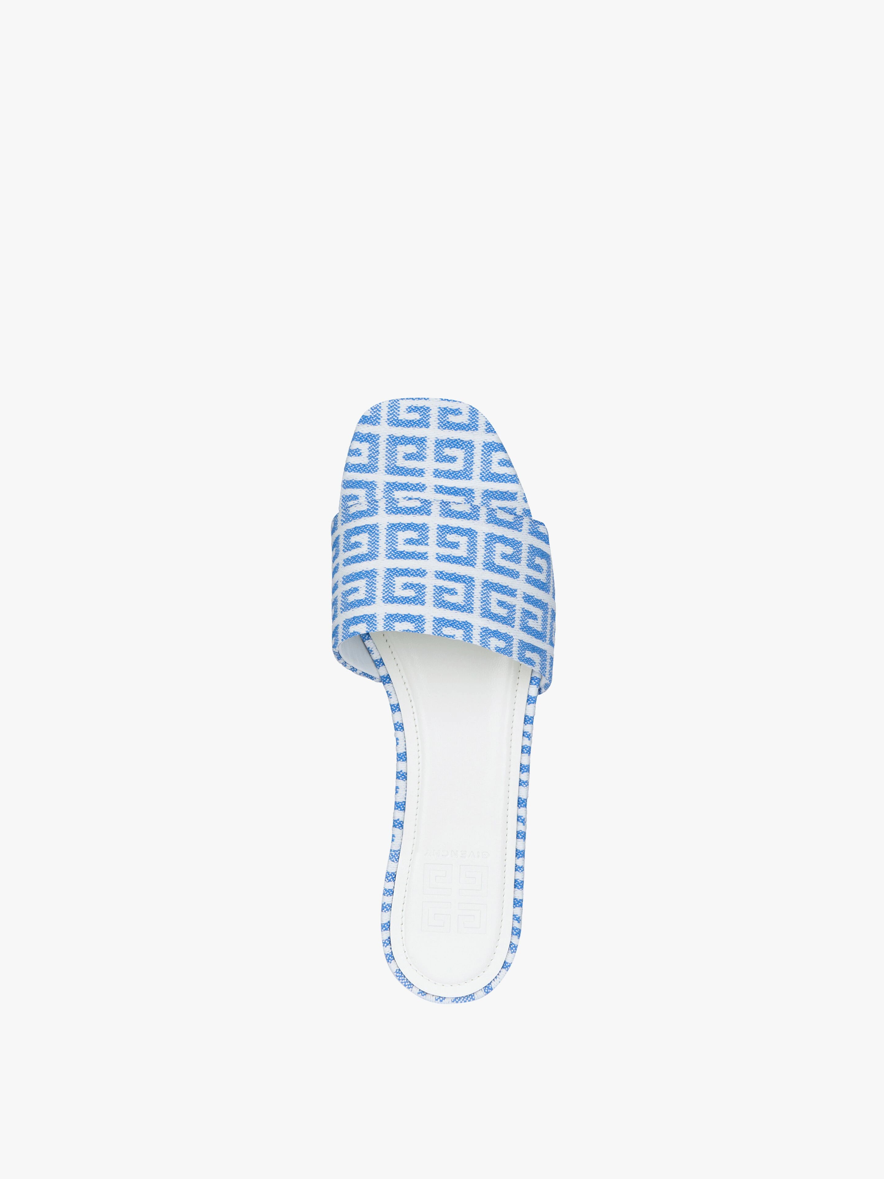 FLAT SANDALS IN 4G JACQUARD - 4