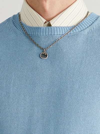 GUCCI Burnished Sterling Silver Necklace outlook