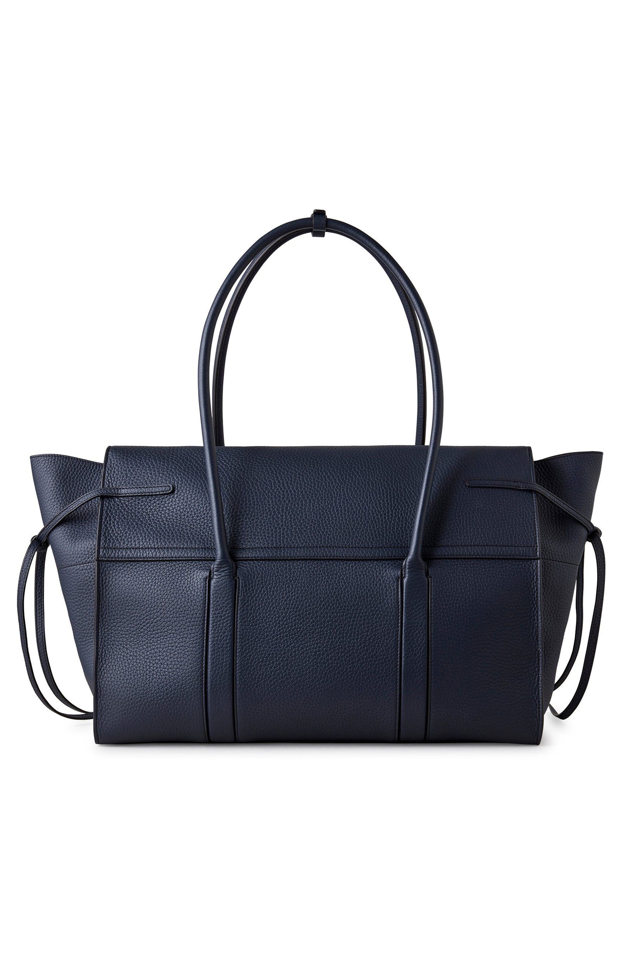 Mulberry Large Soft Bayswater Leather Satchel in Night Sky at Nordstrom - 3