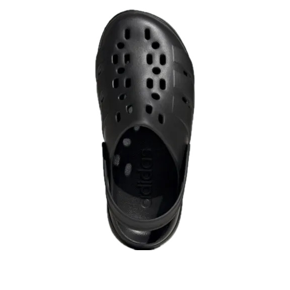 (WMNS) adidas Adilette Clog Platform 'Black' JP9577 - 3
