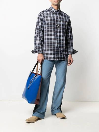 Marni check-pattern buttoned shirt outlook