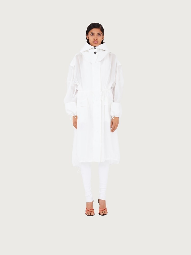 UNLINED ORGANZA TRENCH - 2