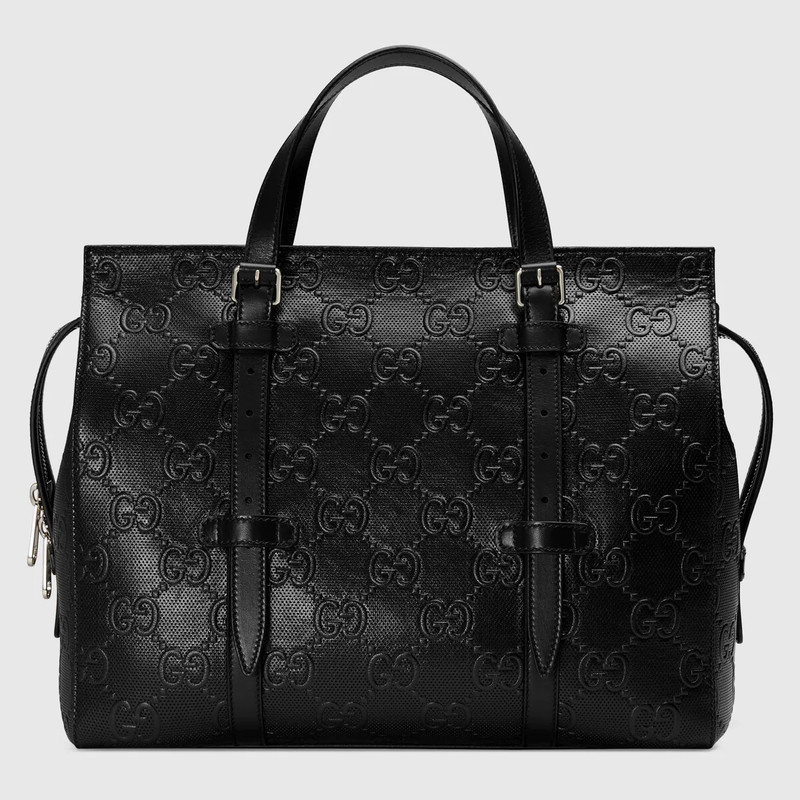 GG embossed tote bag 1
