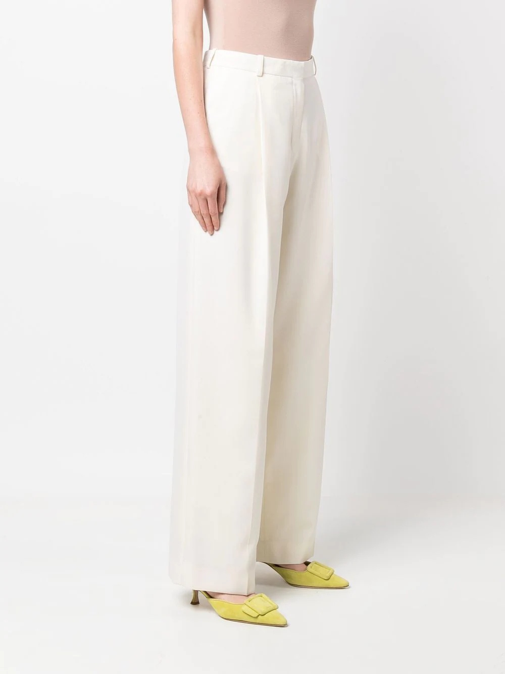 flared wide-leg trousers - 4