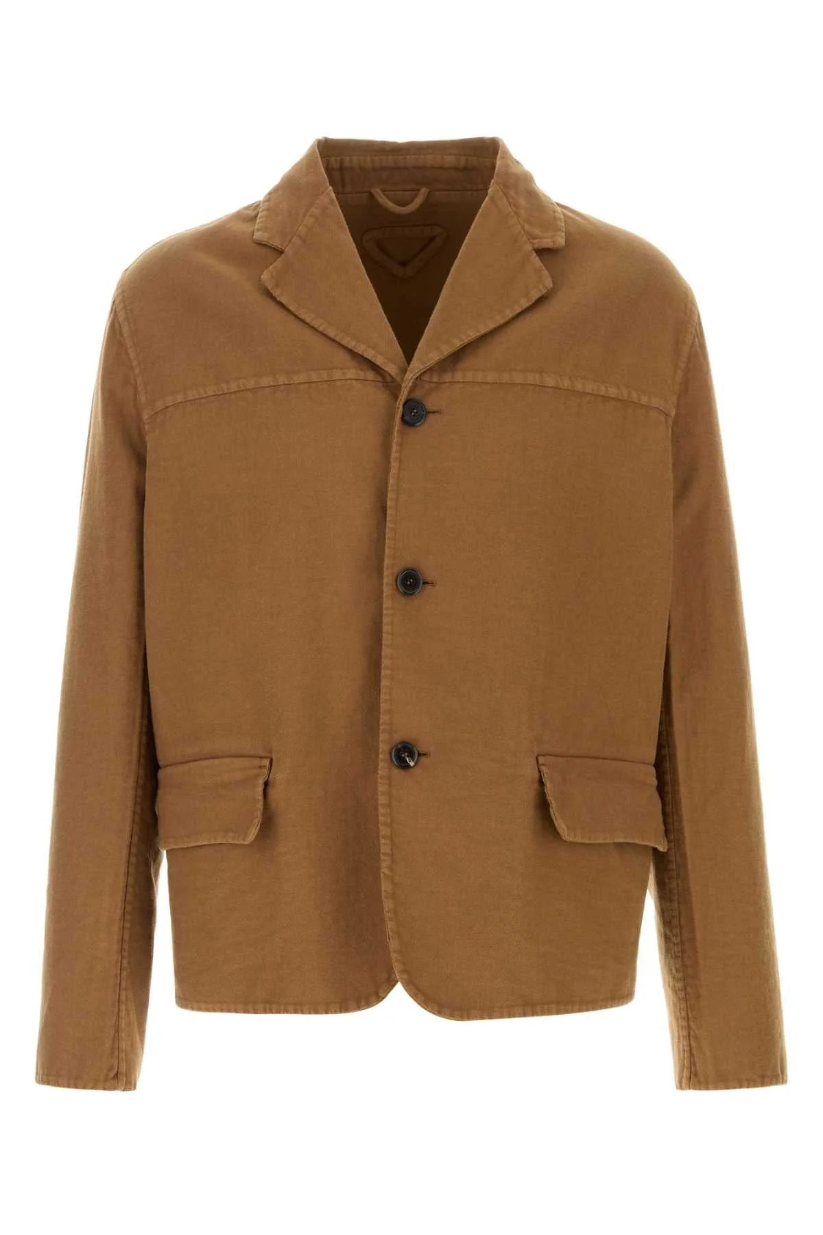 Prada Men Biscuit Cotton Blazer - 1