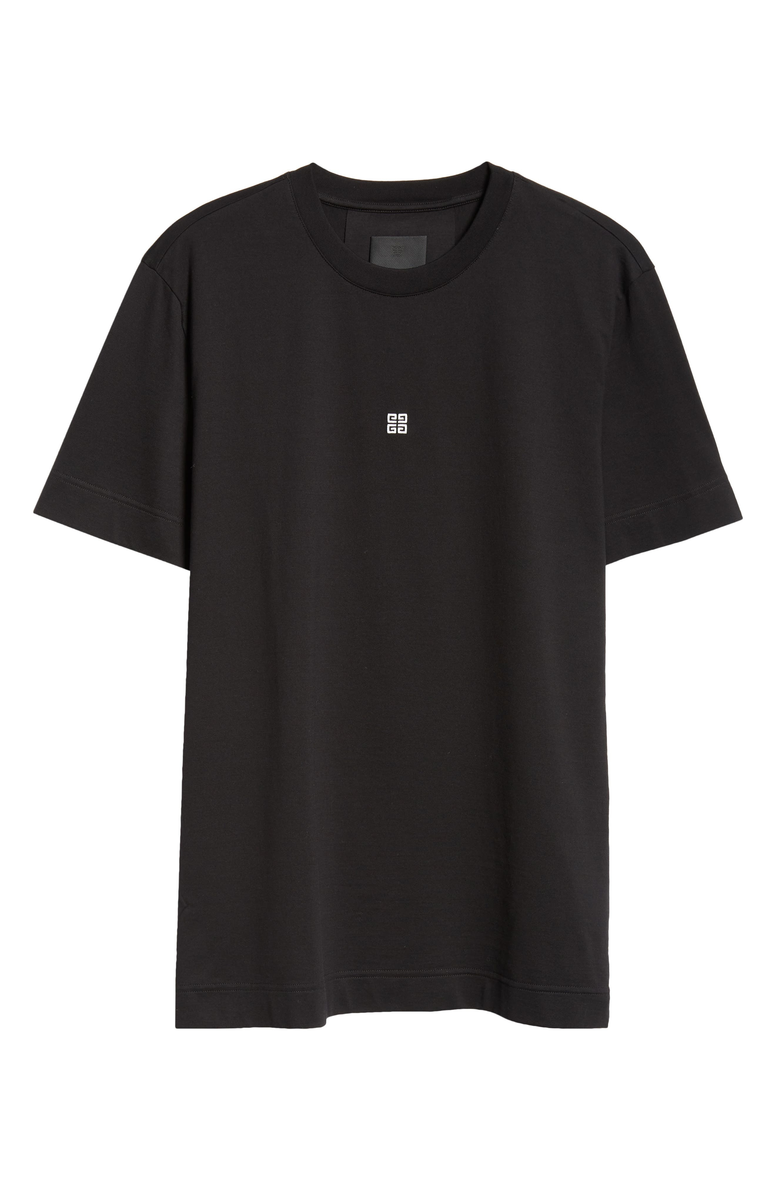 Slim Fit 4G Embroidered Cotton T-Shirt - 5